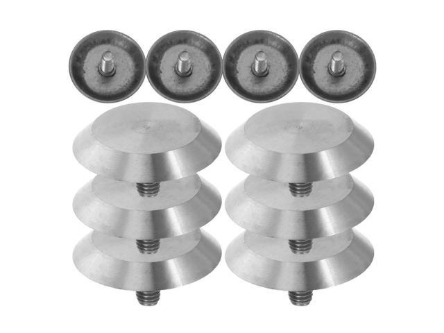 10Pcs Tactile Blind Road Studs Stainless Steel Nonslip Walkway Safety Markers for Visually Impaired Tactile Nail