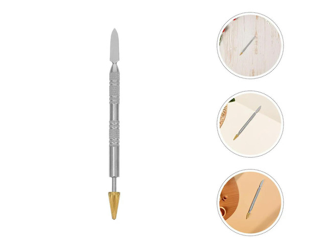 2Pcs Edge Dye Pen Applicator Multi-Function Edge Painting Sealing Tool for DIY Crafting Oil Glue Dye Application
