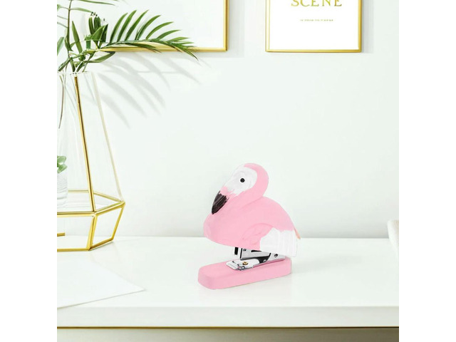 Flamingo Stapler Animal Desktop Office Desk Organizer Office Organizer Manual For School Crafts Home Decor Tabletop Flamingos