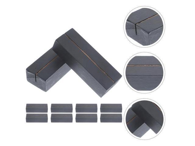 10Pcs Multi-Purpose Wood Note Clip Stand Memo Holder Gift Card Holder Office Desk Decor Home Decoration Craft Project Supply