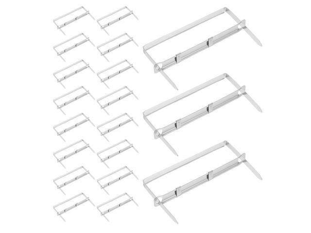 50Pcs 3.5 Inch Two Hole l Paper Fasteners Prong File Folder Clips Heavy Duty Document Organizer for Office and School