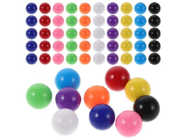 200Pcs Round Game Balls 12Mm Solid Plastic Math Teaching Tools for Play Marbles Color Sorting Early Math Skill Development