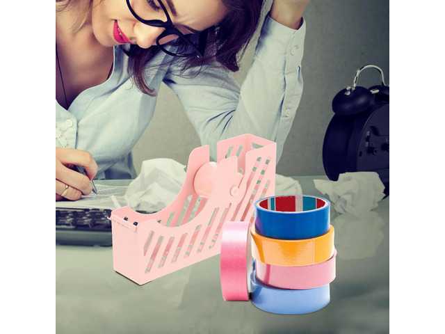 Tape Dispenser Small Cute Tape Cutter For Office School Home Desktop Organizer Iron For Art Projects