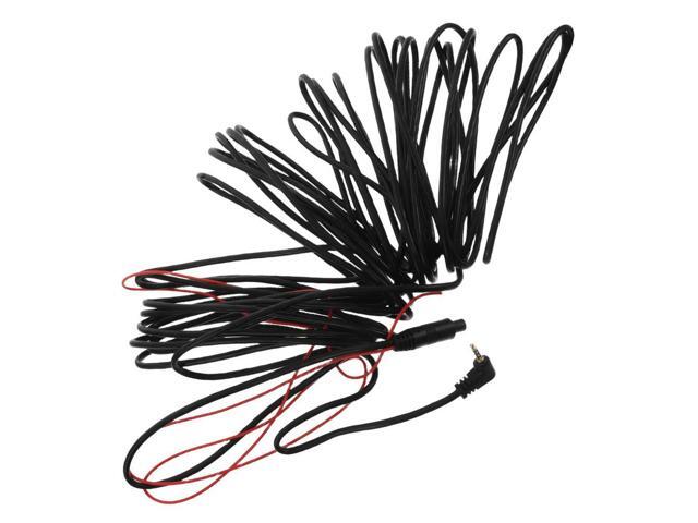 33Ft 4-Pin Backup Camera Cable Heavy-Duty Dash Cam Extension Wire Flexible Rear View Dash Cable for Car Recorder Plug and Play