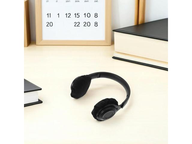 10Pcs Stretchable Fabric Headphone Ear Covers Replacement Universal Over-Ear Earpad Protectors for Gym Gaming Aviation Fitness