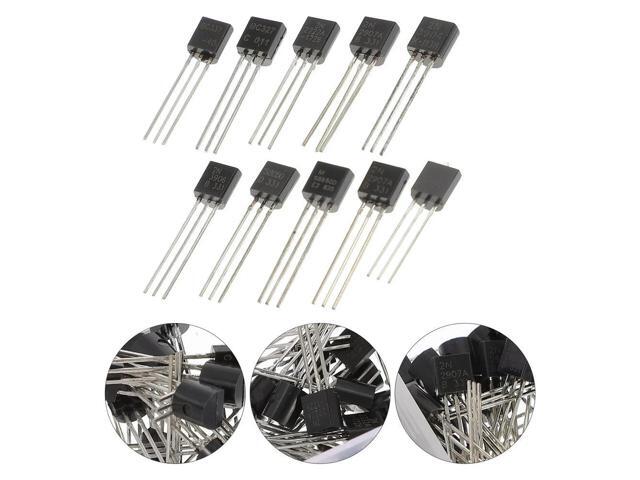 200Pcs Transistor Kit Assortment Triode Electronic Components Compact Transistors for DIY Electronics Projects Amplifier Power