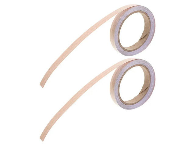 Wood Grain Edge Banding Strip Self-Adhesive Peel and Stick Edging Tape for Table Shelf Door Cabinet Trim Flooring Decoration