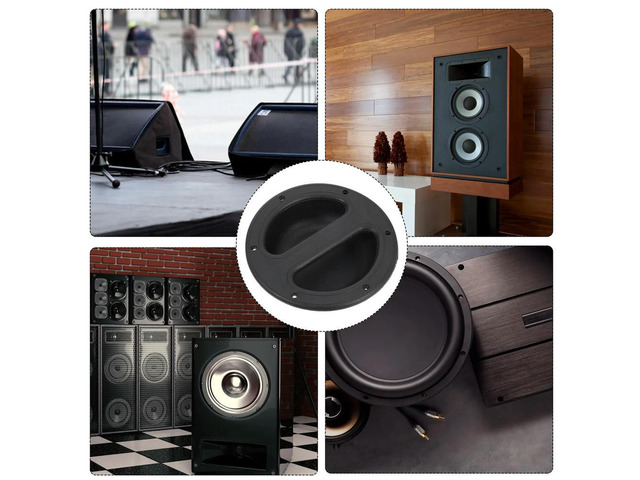 5Pcs Speaker Box Handles Large Round ABS Plastic Recessed Stage Speaker Cabinet Handles Audio Accessories Audio Accessories