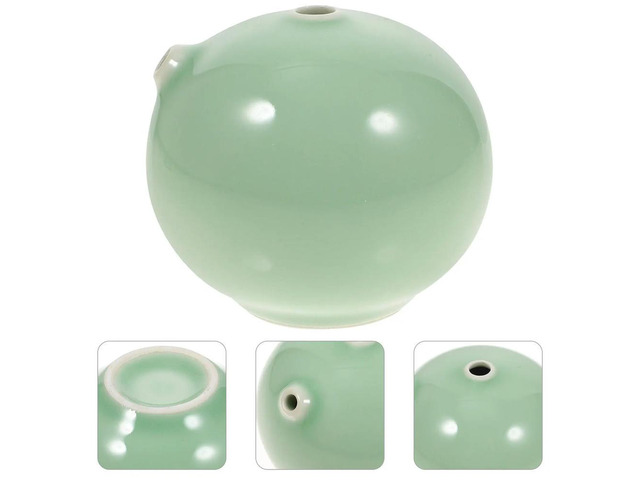 Ceramic Water Dropper Calligraphy Ink Grinding Accessory Light Compact Desktop Adornment Home Stationery Chinese Culture Gift