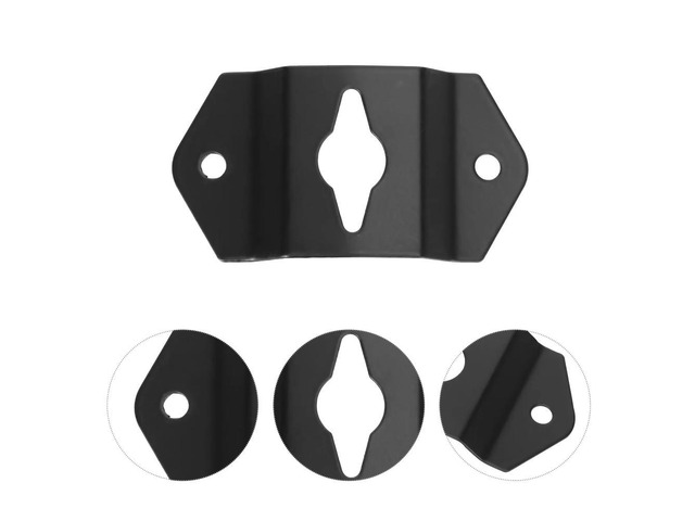 20Pcs Premium Iron Speaker Wall Hanger Bracket Keyhole Mounting Plate for Rear Speaker Shell Hanging Heavy Duty Wall Mounted
