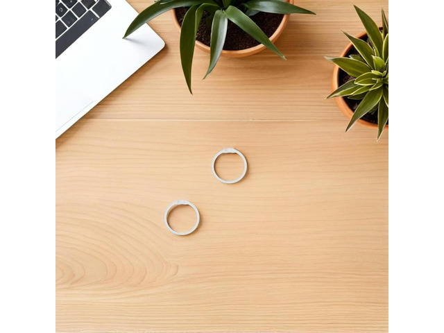 60Pcs 25Mm l Album Binding Rings Effortless Binder Rings for Flash Cards Scrapbook Notebook Index Cards Key Chain