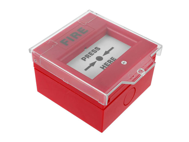 Emergency Alarm Button Broken Glass Fire Alarm Button for Electrical Release Access Control System Easy Install Versatile Home