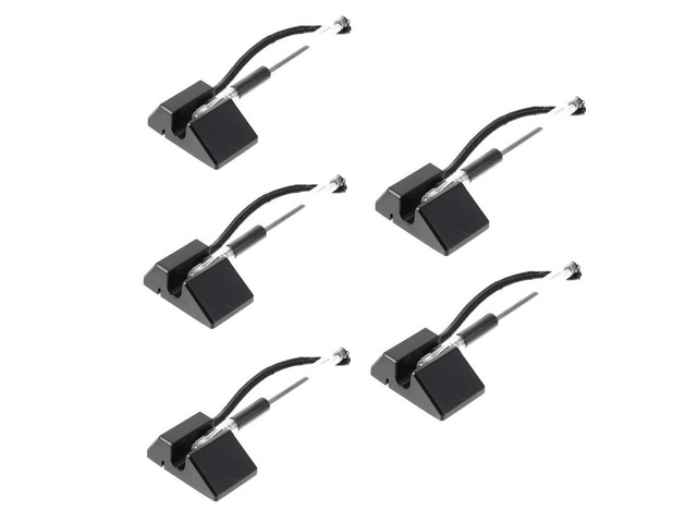 5pcs Gel Pens Black Smooth No Leak Adhesive Base Desktop Office Bank Counter Security Pens Practical Stationery Supplies