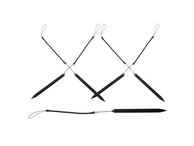 5Sets Resistive Screen Stylus Pen Spring Rope Plastic Touch Screen Pen for LCD Writing Tablet Painting Drawing Handwriting
