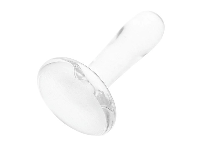 Glass Grinding Pestle Clear Muller Mineral Pigment Grinder for Watercolor Oil Painting Artists Essential Painting Accessory