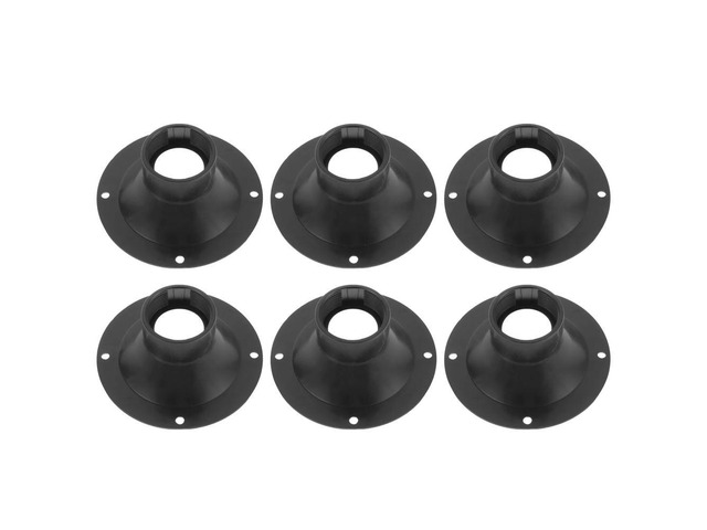 6Pcs Plastic Tweeter Horns Stage Sound Speaker Horn 95Mm Treble Horn for Audio System High Frequency Replacement
