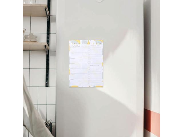 Magnetic Schedule Notepad Refrigerator Shopping List Memo Pad Strong Adhesion Non-Slip Design Daily Planner Organizer Fridge
