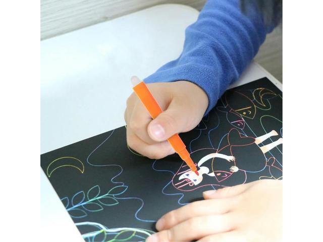 12Pack Watercolor Marker Pens for Kids Easy Control Vibrant Colors Home Classroom Drawing Set Pen Color Marker