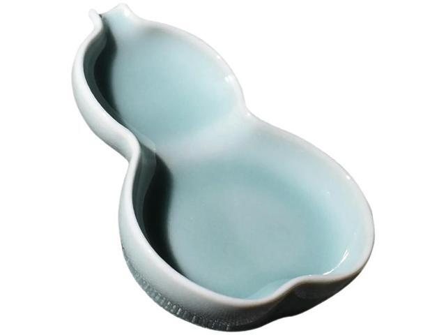 Ceramic Gourd Shaped Ink Holder Calligraphy Accessories Paint Brush Washing Dish Exquisite Design Desktop Ink Container