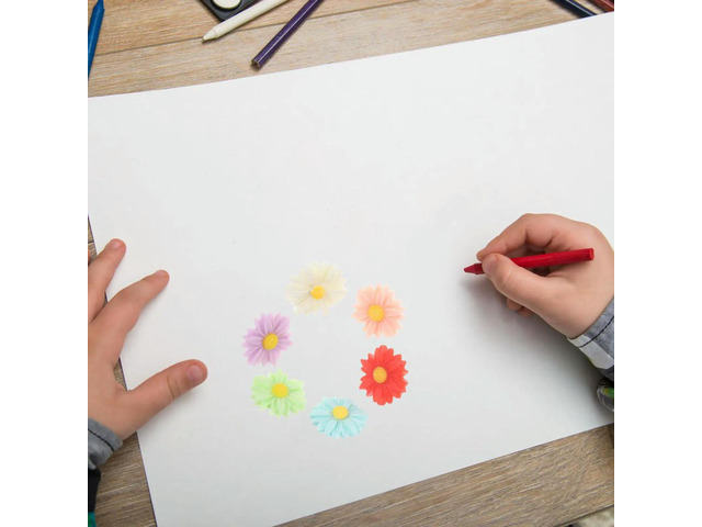 30Pcs Resin Daisy Push Pins Decorative Thumbtacks for Cord Board Bulletin Board Photos to Do Lists Handmade Kindergarten Crafts