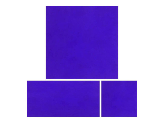 2Pcs Cobalt Glass Sheet Blue Heat-Resistant Flame Test Sheets for Chemistry Experiments School Science Education Flame Color