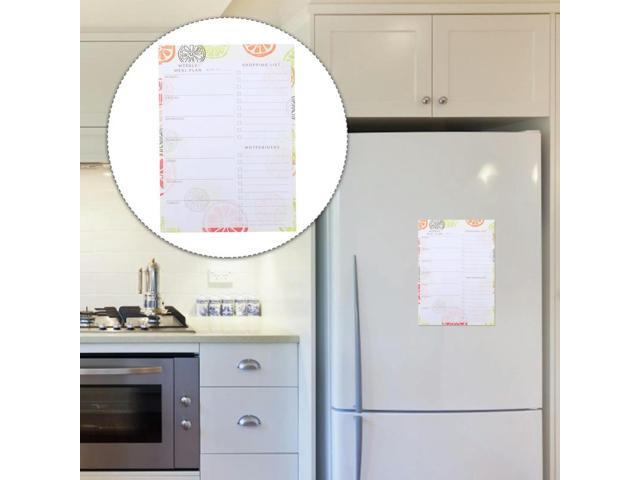 Magnetic Schedule Notepad Premium Thick Design for Daily Planning to Do Lists Reminders Fridge Desk Office Refrigerator Shopping