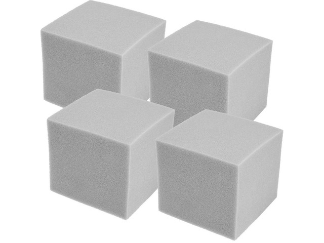 4Pcs Sound Insulation Foam Corner Blocks Acoustic Soundproof Wall Tiles Noise Reduction Pads for Studio Bar Ktv