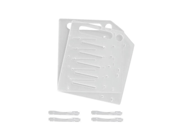 1Set Hard Drive Bracket Transparent 3.5 Inch Multi-Layer Mechanical Rack Hollow Design Heat Dissipation Hard Drive Mounting Rack