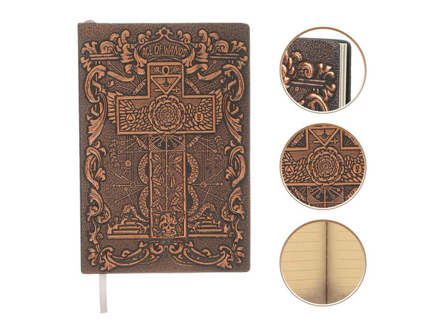 Retro Vintage Journal Embossed Cover Blank Notebook for Men Women Creative Writing Sketching Ideas Organization Travel