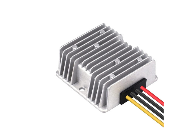 DC Voltage Reducer Converter DC 8V-40V to 12V 10A 120W Reducer Power Converter Waterproof Regulator Module Transformer for Golf Cart Club Car...