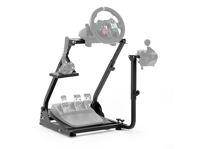 Marada Racing Steering Wheel Stand Adjustable Driving Simulator Cockpit Fit for Thrustmaster T300RS T500RS, for Logitech G929 923 Wheel & Pedals &...
