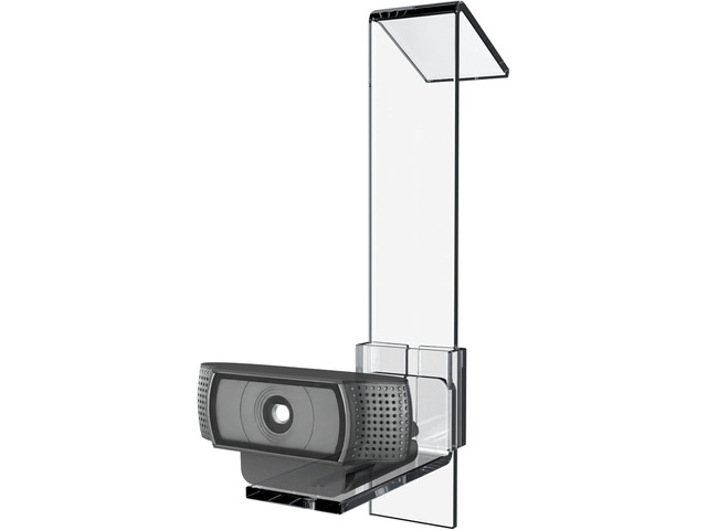 PlexiCam Pro V2 Center Screen/Middle Screen Webcam Mount Position Any Webcam (Not Included) Anywhere/Any Screen (Laptops-32) Tripod gooseneck...