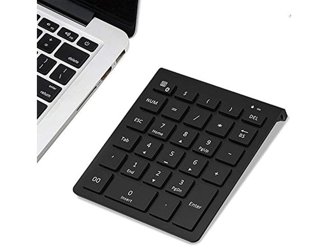 Lekvey Bluetooth Number Pad, Wireless Numeric Keypad for Laptop