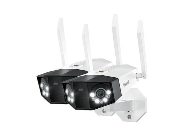 Reolink Duo 3 WiFi 2-Pack 16MP Wi-Fi 6 Outdoor Security Camera, 180° Panorama View, Motion Track, Color Night Vision, IP67, 2.4/5GHz WiFi 6, Smart...