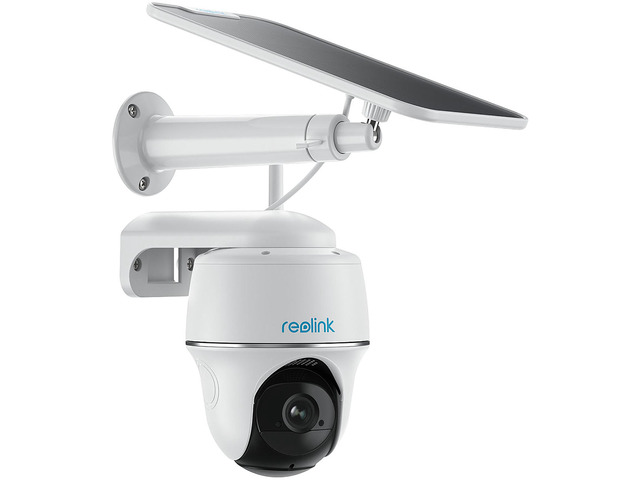 REOLINK Argus PT + Solar Panel Wireless Security Cameras Outdoor, Pan Tilt Solar Powered, 5MP 2K+ Color Night Vision, 2.4/5GHz WiFi, Smart Cameras...