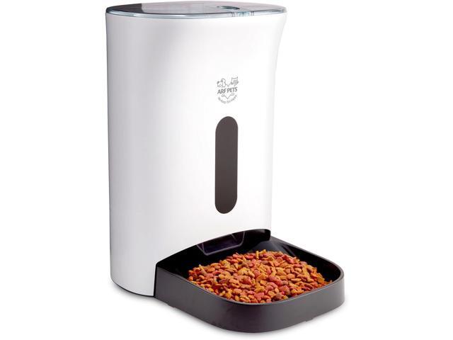Arf Pets Automatic Pet Feeder Food Dispenser for Dogs, Cats & Small Animals Features Distribution Alarms, Portion Control & Voice Recording Timer.