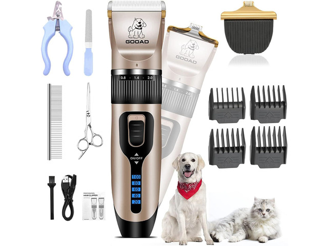 Dog Clippers for Grooming,Dog Grooming Kit for Heavy Thick Hair & Coats