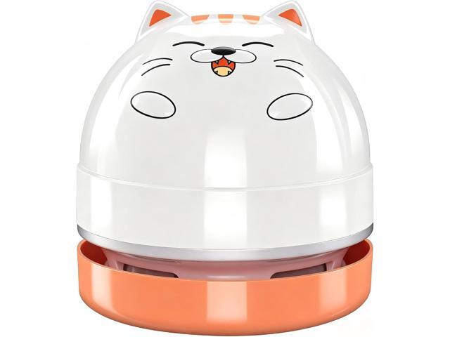 YUNYILAN Mini Desktop Vacuum Cleaner, Portable USB Vacuum Cleaner for Desk Mini Cute Cartoon Desktop Vacuum for Cleaning Eraser Crumbs, Dust,...