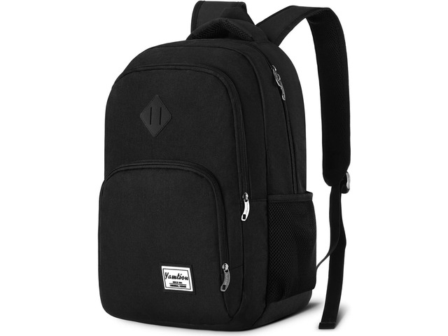 YAMTION Backpack for Men and Women,School Backpack for Teenager,15.6 inch Laptop Bookbag with USB Charging port for Business Work College Travel Trip