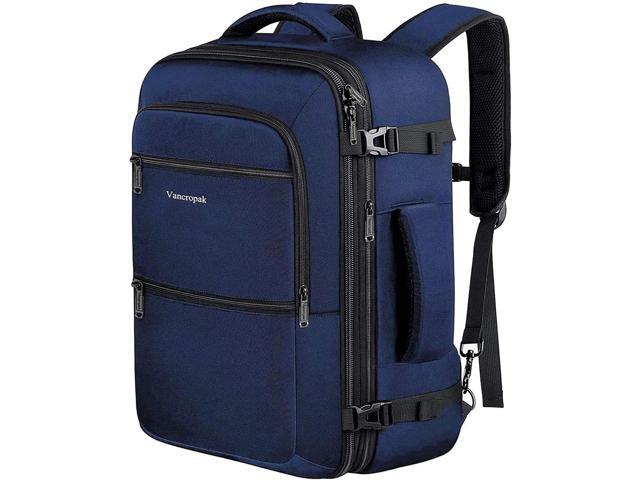 Vancropak 35L Traveling Backpack, Airplane Approved Travel Carry on Bag Adjustable Strap, Hand Luggage Business Bag for Men, Lightweight...