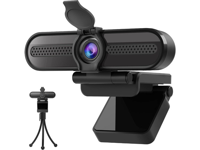 saylas 2K Webcam with Microphone, 78Â°FOV FHD PC Camera with 2K/30fps, Privacy Cover, Plug & Play USB Web Cam, Autofocus, 1080P/60fps External...