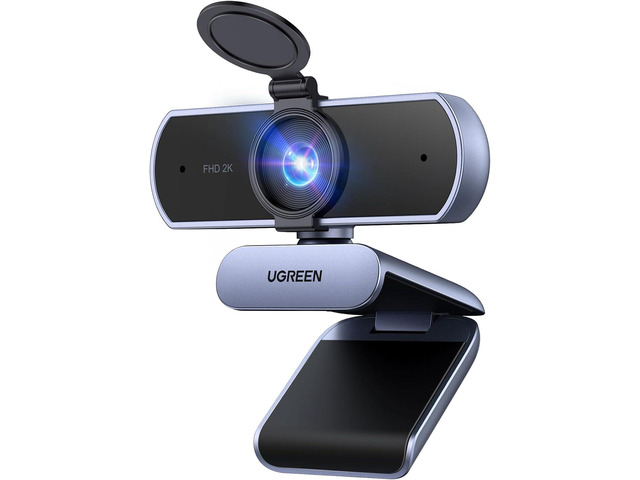 UGREEN 2K Webcam for PC Ultra HD 1080P Computer Webcam with Microphone
