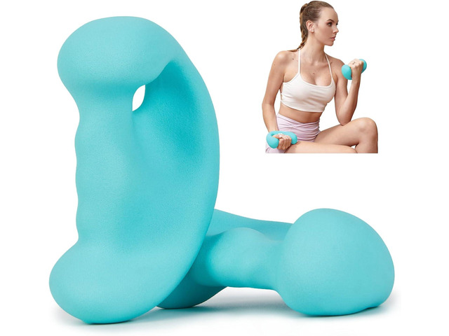 HXD-ERGO Ergonomic Dumbbells Weights Set-Hand Weights for Women at Home, Ear Dumbbells Weights for Pilates, Yoga, Jogging,StrengthTraining