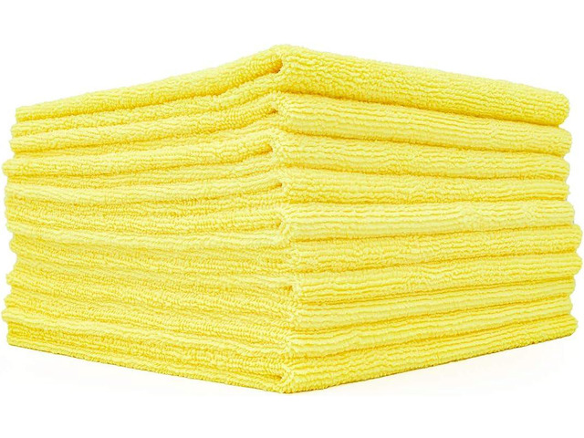 The Rag Company - Edgeless 300 - Microfiber Detailing Towels, Perfect for Removing Polishes, Sealants, and Glaze; Great for Interior Cleaning and...
