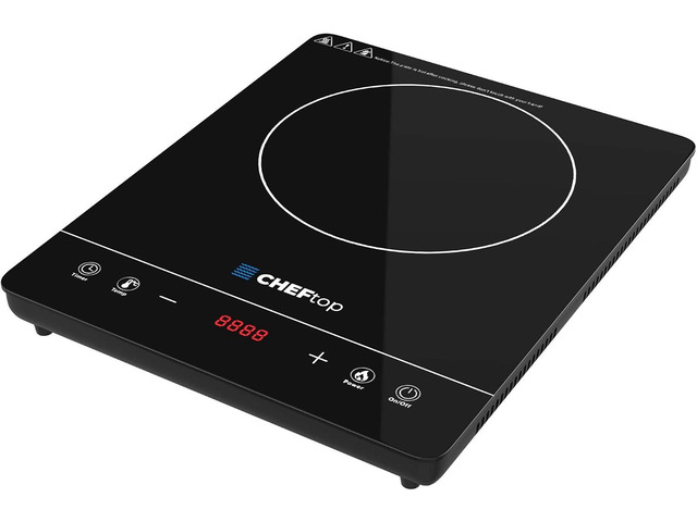 Cheftop Induction Cooktop Portable Induction Burners 120V Digital Ceramic Top with Kids Safety Lock,1800 Watt, Touch Sensor Control Multiple...