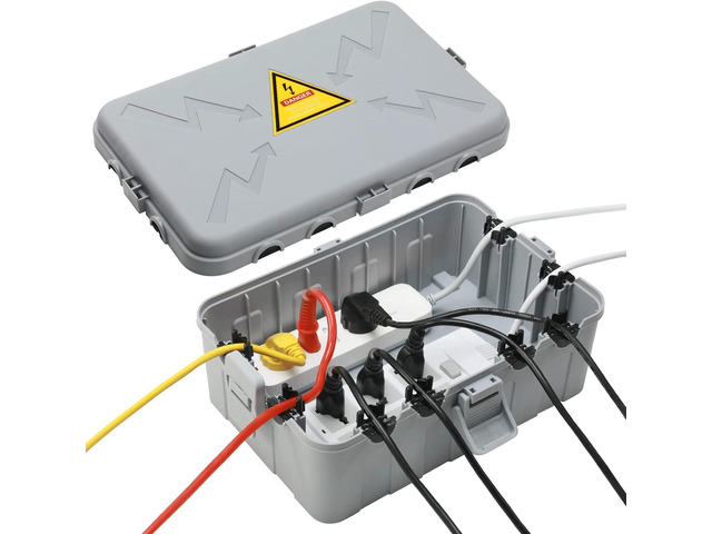 Hrensaw Large Outdoor Electrical Box(12.5x8.5x5inch),IP54 Waterproof Outdoor Outlet Covers,Weatherproof Extension Cord Covers Protect...