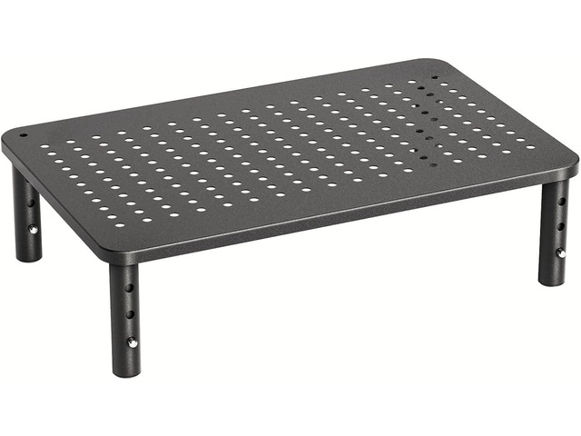 HUANUO Monitor Stand, Monitor Stand Riser 3 Height Adjustable, Monitor Riser with Airflow Vents, Laptop Stand for Desk, Laptop Riser, Desk...