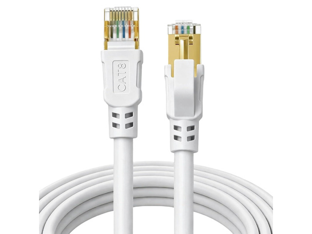DDMALL CAT 8 Ethernet Cable 65ft, Indoor & Outdoor, High Speed 40Gbps 2000MHz F/FTP Internet Network Cable with Gold Plated RJ45 Connector for...
