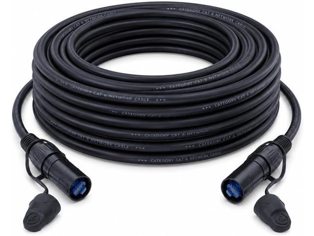 Toronce Professional CAT6 Ethercon RJ45 Cable Both Ends with Shielded Connectors (10 Feet)