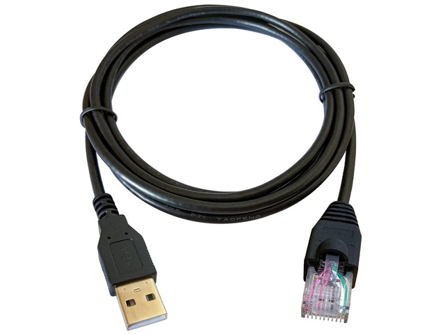 DSD TECH SH-RJ50A USB to RJ50 Cable for APC UPS PowerChute Equivalent to AP9827(1.8M/6FT)